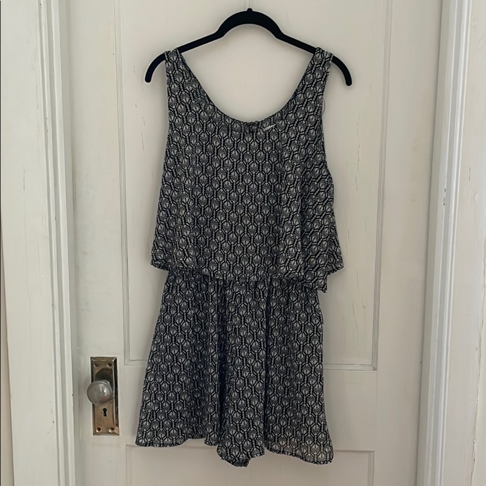 Printed romper